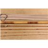 Image 4 : Winchester Split Bamboo 3 Piece 9 Foot Fly Fishing Rod With Extra Tip & Cloth Storage Bag