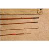 Image 6 : Heddon Deluxe #35 Bamboo Fly Rod & Heddon Pal #751 Steel Casting Rod With Bags & Extra Tip