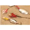Image 10 : Antique, 1920s, Winchester, 4-lure Lot 9619, 9632, 9648, 9476, 2.5", Metal, Spinner Baits