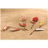 Image 4 : Antique, 1920s, Winchester, 4-lure Lot 9619, 9632, 9648, 9476, 2.5", Metal, Spinner Baits