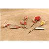 Image 5 : Antique, 1920s, Winchester, 4-lure Lot 9619, 9632, 9648, 9476, 2.5", Metal, Spinner Baits