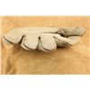 Image 5 : Antique 1920s Winchester White Leather Sewn Web Split Finger Baseball Glove