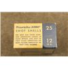 Image 4 : Full Box Vintage Hiawatha Airway 12 Gauge #6 Lead Shotgun Shells Ammo, Paper Hulls