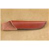 Image 10 : Jimmy Lile Custom Fixed Blade Knife (no Dot) With Stag Grips And Leather Sheath