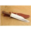 Image 1 : Vintage Randall Custom Walnut Handle Model 12-11 Smithsonian Bowie Fighting Knife, Sheath, Stone