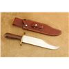 Image 2 : Vintage Randall Custom Walnut Handle Model 12-11 Smithsonian Bowie Fighting Knife, Sheath, Stone