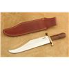 Image 3 : Vintage Randall Custom Walnut Handle Model 12-11 Smithsonian Bowie Fighting Knife, Sheath, Stone