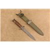 Image 1 : U.S. M3 Fighting Knife Kinfolks Inc. Wwii Knife With U.S. M8 B.M. Co. Scabbard