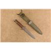 Image 2 : U.S. M3 Fighting Knife Kinfolks Inc. Wwii Knife With U.S. M8 B.M. Co. Scabbard