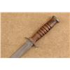 Image 5 : U.S. M3 Fighting Knife Kinfolks Inc. Wwii Knife With U.S. M8 B.M. Co. Scabbard