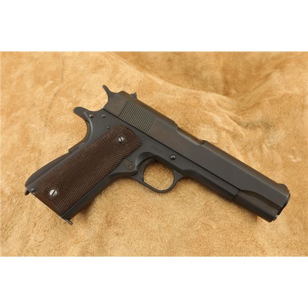 Late Wwii Us Ithaca Model 1911a1 1911-a1 .45 Acp Military Semi-automatic Pistol, 1945 C&r