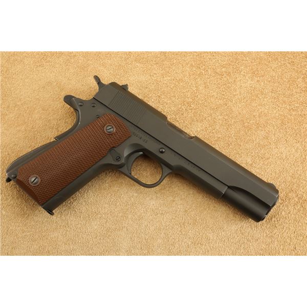 Wwii U.S. Colt Model M1911a1 5" .45 Acp Military Semi-automatic Pistol, 1943 C&r