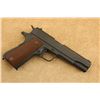 Image 1 : Wwii U.S. Colt Model M1911a1 5" .45 Acp Military Semi-automatic Pistol, 1943 C&r