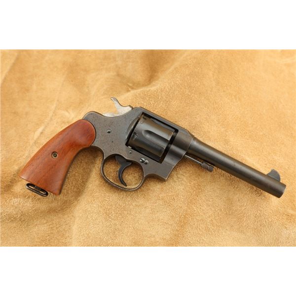 Wwi Colt New Service Us Army Model Of 1917 5.5" .45 Acp Sa/da Military Revolver, 1919 C&r