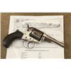 Image 1 : Colt Model 1877 Thunderer Nickel 3.5" Etched Panel .41 Lc Double Action Revolver, 1883 Antique