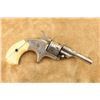 Image 1 : Engraved Colt Open Top Pocket Model Nickel .22 Short/long Rimfire Revolver, 1875 Antique