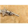Image 4 : Engraved Colt Open Top Pocket Model Nickel .22 Short/long Rimfire Revolver, 1875 Antique