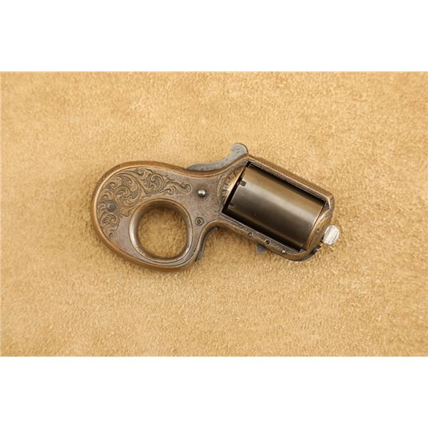 James Reid 1st Model My Friend No. 1 Knuckle Duster .22 Rimfire Revolver, 1868-1882 Antique