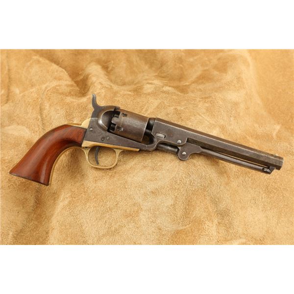 Colt Model 1849 Pocket One Line New York 6-shot .31 Cal 6" Percussion Revolver, 1865 Antique