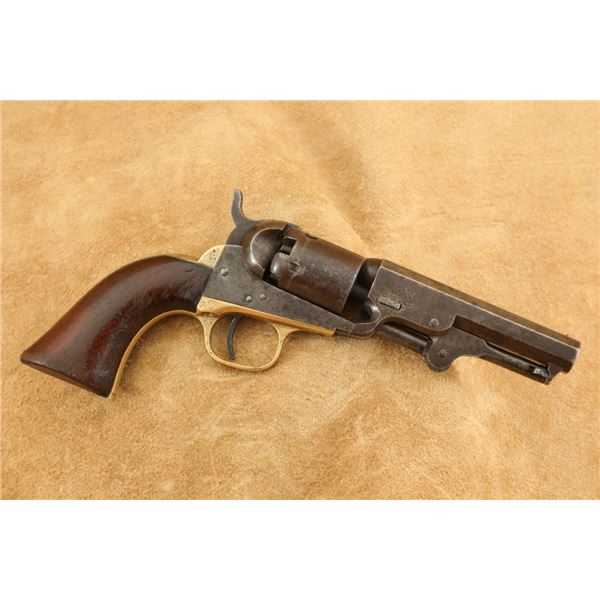 Colt Model 1849 Pocket One Line New York 5-shot .31 Cal 4" Percussion Revolver, 1873 Antique