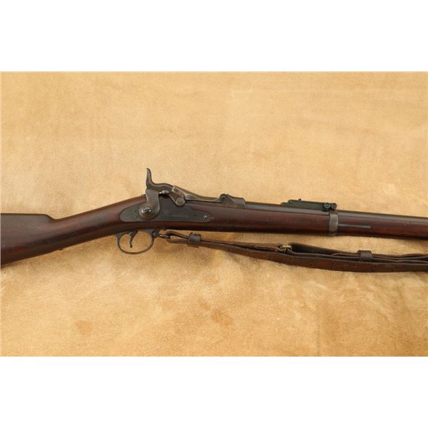 Us Springfield-converted Model 1884 Cadet .45-70 Gov't Trapdoor Single Shot Rifle, 1890 Antique