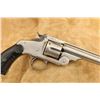 Image 3 : Smith & Wesson New Model No. 3 Top Break Revolver Nickel 6" 44 Russian Single Action Antique