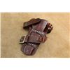 Image 1 : Iver Johnson Mexican Loop Holster And Unmarked .45 Colt Cartridge Belt Rig For 7 1/2" Colt Saa