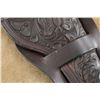 Image 3 : Heiser No. 125 Mexican Loop Rh Holster For 7.5" Colt Single Action Hand Tooled Leather