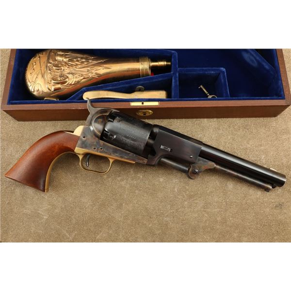 Cased Colt Third Model Dragoon 2nd Generation .44 Cal 7 1/2" Percussion Revolver 1980-1982