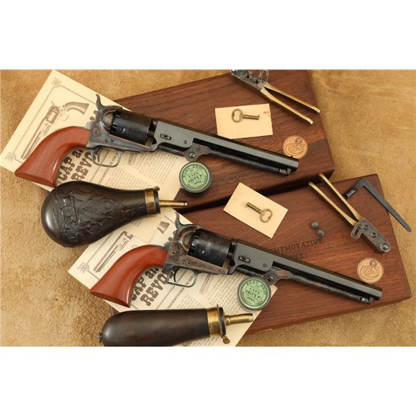Colt 2nd Gen 1851 Navy Robert E. Lee & Ulysses S. Grant Commemorative Matching Pair Revolvers