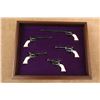 Image 2 : Set Of 5 Exhibition Grade Cased Set Of 5 Uberti Miniature Colt Single Action Army Revolvers