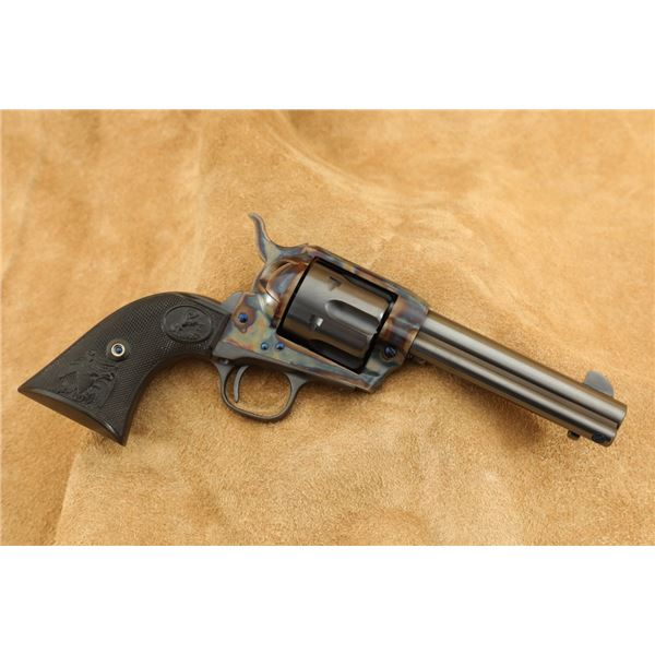 Doug Turnbull Colt Single Action Army Blue And Case Color 4 3/4" .45 Saa Revolver, 1999