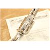 Image 14 : Factory Engraved 1st Gen Colt Single Action Army Saa 5.5" Nickel .45 Revolver, 1924 C&r
