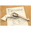 Image 1 : Factory Engraved 1st Gen Colt Single Action Army Saa 5.5" Nickel .45 Revolver, 1924 C&r