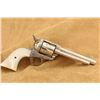 Image 21 : Factory Engraved 1st Gen Colt Single Action Army Saa 5.5" Nickel .45 Revolver, 1924 C&r