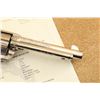 Image 4 : Factory Engraved 1st Gen Colt Single Action Army Saa 5.5" Nickel .45 Revolver, 1924 C&r