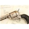 Image 10 : Factory Engraved Colt 1st Gen Single Action Army Saa 4.75â€³ Silver .45 Revolver, 1883 Anti