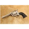 Image 13 : Factory Engraved Colt 1st Gen Single Action Army Saa 4.75â€³ Silver .45 Revolver, 1883 Anti