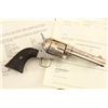 Image 2 : Factory Engraved Colt 1st Gen Single Action Army Saa 4.75â€³ Silver .45 Revolver, 1883 Anti