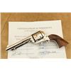 Image 7 : John Taffin Collection Uberti 1873 Model P Old Model Saa .45 Colt 5.5" Nickel Revolver