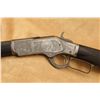 Image 28 : Winchester Model 1873 Deluxe 1/2 Mag Half Octagon Factory Engraved .44-40 Lever Rifle, 1884 Antique
