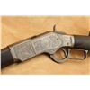 Image 29 : Winchester Model 1873 Deluxe 1/2 Mag Half Octagon Factory Engraved .44-40 Lever Rifle, 1884 Antique