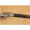 Image 5 : Winchester Model 1873 Deluxe 1/2 Mag Half Octagon Factory Engraved .44-40 Lever Rifle, 1884 Antique