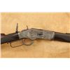 Image 5 : Winchester Model 1873 Deluxe 1/2 Mag Half Octagon Casehardened .44-40 Lever Rifle, 1882 Antique