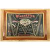 Image 1 : Vintage 1902 Winchester Lithograph Double W Cartridge Board Framed 57.25"x39.5"