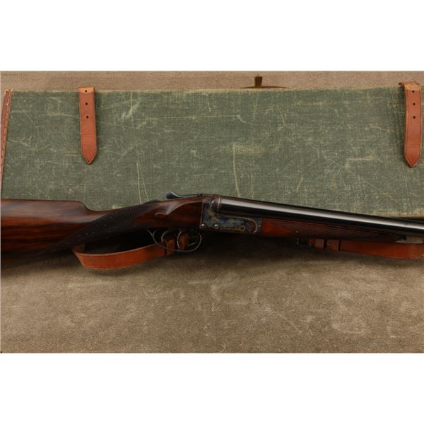 Scarce Cased Webley And Scott H&r Model 720 26" Full/mod 20 Ga Sxs Double Shotgun, 1971 C&r