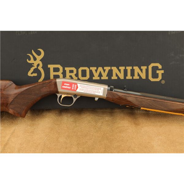 Browning Miroku Sa-22 Grade Ii .22 Lr 19.375" Octagonal Semi Auto Rifle & Box, Mfd 2023