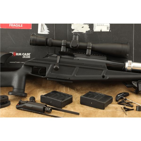Blaser Tactical 2 .308 Win. 24.75" Lh Or Rh Straight Pull Rifle With Scope & Bipod