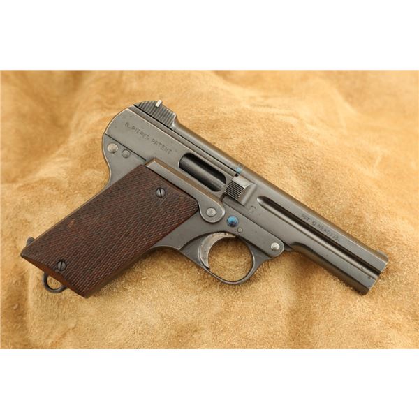 Steyr Pieper Model 1909/13-i 3.5" Blue 7.65mm .32 Acp Semi-automatic Pistol, 1919 C&r