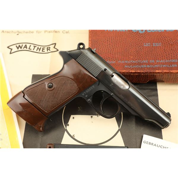 Boxed Swedish Export Manurhin Walther Model Pp .22 Long Rifle Semi-auto Pistol, 1964 C&r